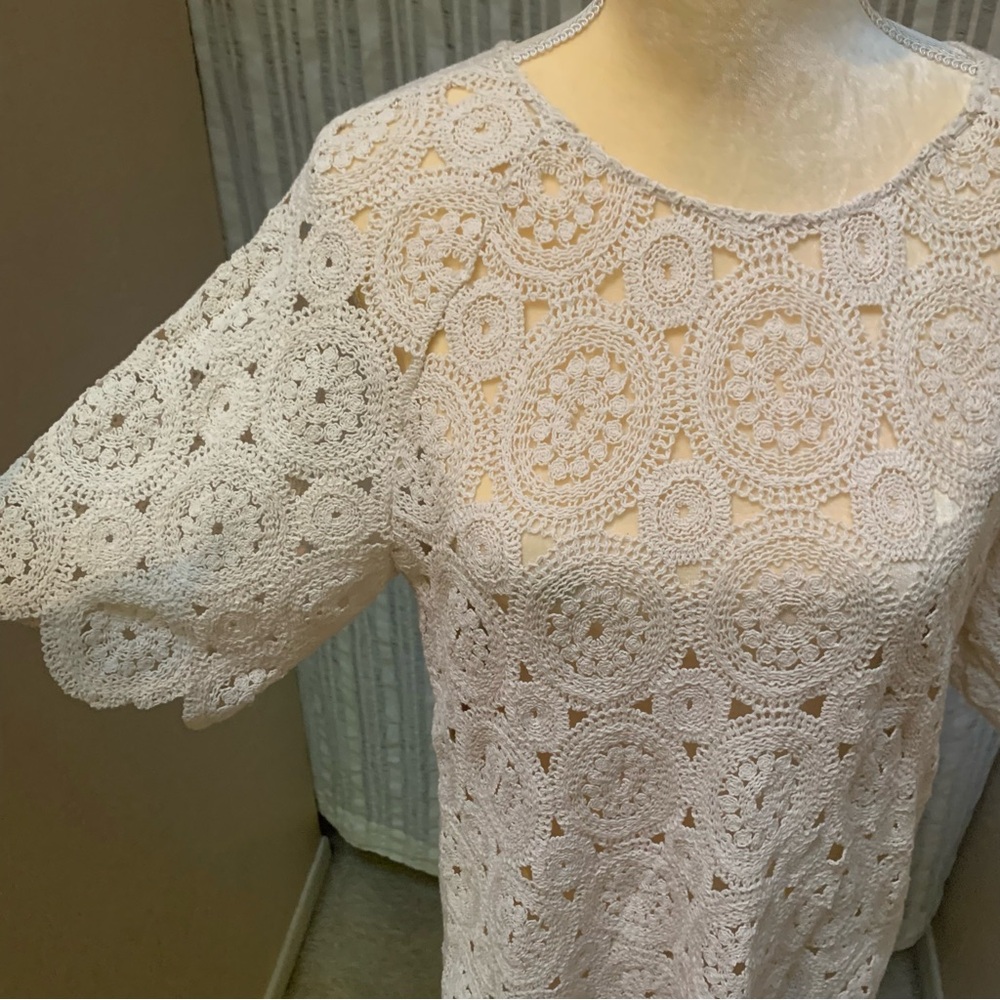 Crochet bohemian top